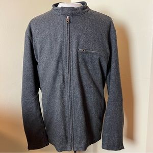 Gap Wool blend Lined Jacket XL Charcoal Grey
